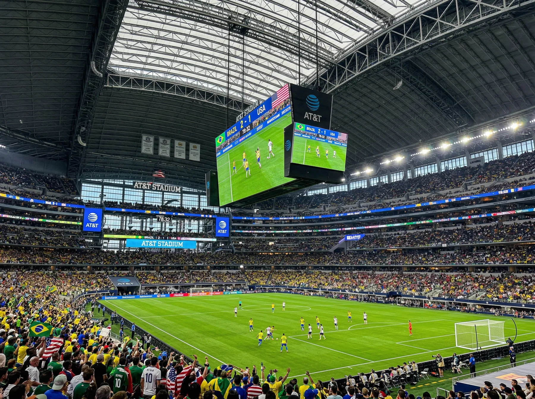 AT&T Stadium v Arlingtonu pri Dallasu, prizorišče tekme Argentina proti Avstriji na SP 2026