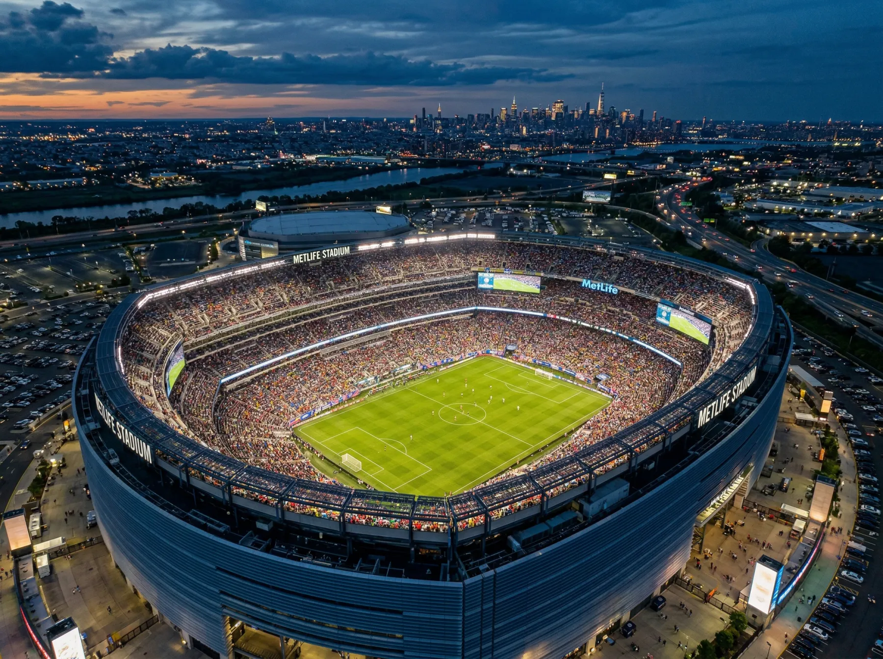 MetLife Stadium v East Rutherfordu, prizorišče finala svetovnega prvenstva 2026